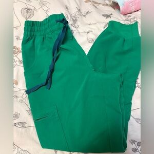 Figs evergreen high waisted Uman jogger size small EUC